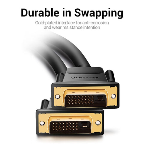 VENTION EAABN 15m 1080P 60Hz 24+1 DVI to DVI Wire Male to Male Gold Plated Adapter Cable