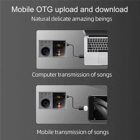 T10 2.4 Inch TFT Screen HiFi Music Player Voice Recorder Bluetooth-Compatible FM Radio Built In 16G Storage