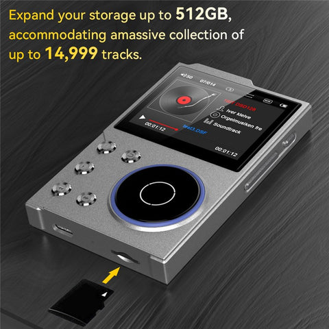 T10 2.4 Inch TFT Screen HiFi Music Player Voice Recorder Bluetooth-Compatible FM Radio Built In 16G Storage