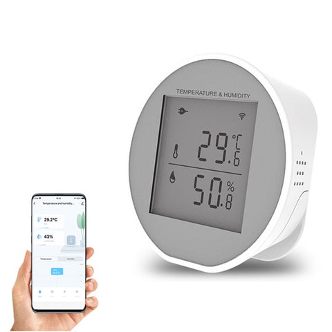 WSD500C Tuya Zigbee Temperature Humidity Sensor Abnormal Alarm for Home Office