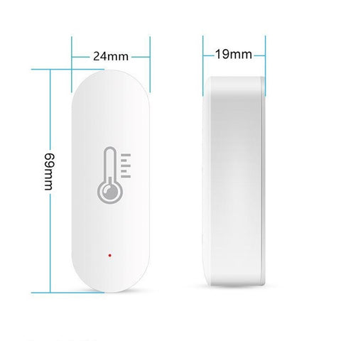 WSD500A Tuya Smart Zigbee 3.0 Temperature Humidity Sensor Compatible with Alexa Google Assistant (No Battery)