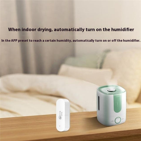 WSD500A Tuya Smart Zigbee 3.0 Temperature Humidity Sensor Compatible with Alexa Google Assistant (No Battery)