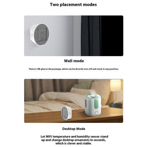 SQ400B WiFi Smart Water Leak Detector Overflow Sensor with Buzzer Real Time Monitor Alexa Google Assistant Compatible