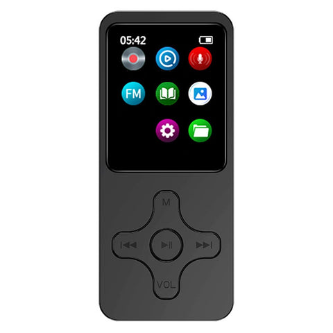 1.77 Inch Screen MP4 Player Portable Bluetooth-Compatible FM Radio Voice Recorder (Without TF Card)