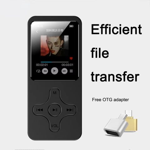 1.77 Inch Screen MP4 Player Portable Bluetooth-Compatible FM Radio Voice Recorder (Without TF Card)