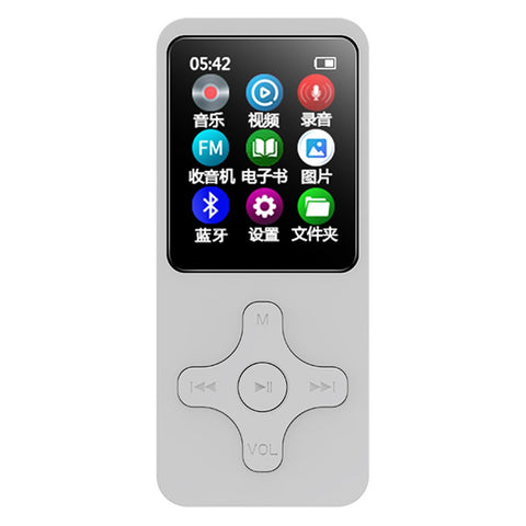 1.77 Inch Screen MP4 Player Portable Bluetooth-Compatible FM Radio Voice Recorder (Without TF Card)