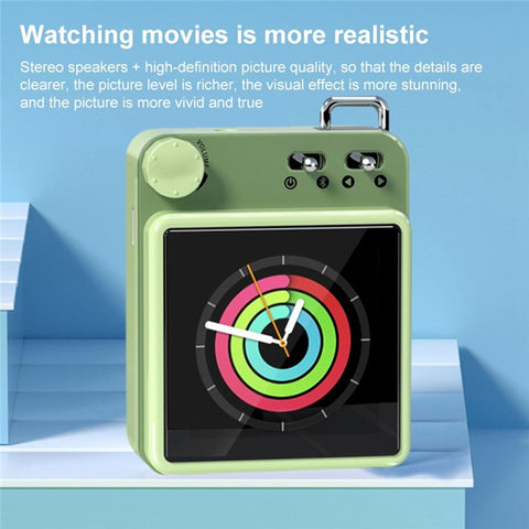 MAHDI M188 8GB Bluetooth-compatible MP3 Music Video Player Portable Ultra-Thin Player with 1.5-inch Color Screen Display Support MP3, FLAC, APE, OGG Audio Files (English Version)