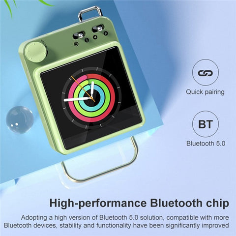 MAHDI M188 8GB Bluetooth-compatible MP3 Music Video Player Portable Ultra-Thin Player with 1.5-inch Color Screen Display Support MP3, FLAC, APE, OGG Audio Files (English Version)