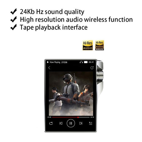 YOPHOON Q3 HiFi DSD Lossless Decoding MP3 Music Player Bluetooth-compatible 2.4-inch Touch Screen Portable Walkman