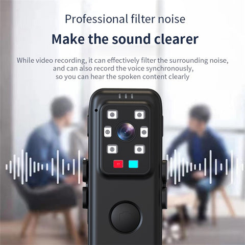 H81 Night Vision Voice Recorder Noise Reduction Audio Recorder HD WiFi Recording Device for Lectures Meetings