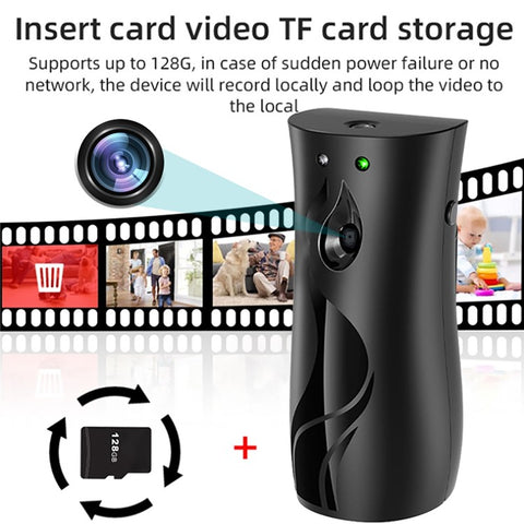 Humidifier Shape WiFi Camera Baby Monitoring Motion Detection 1080P HD Security Cam