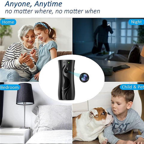Humidifier Shape WiFi Camera Baby Monitoring Motion Detection 1080P HD Security Cam