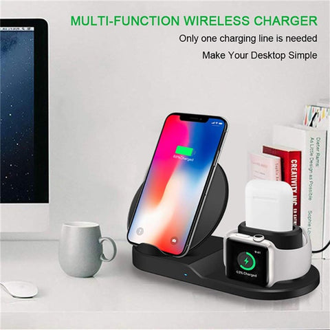 Multifunctional Mobile Phone Wireless Charger 1080P HD Motion Detection Camera for Home Security
