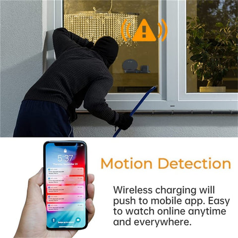 Multifunctional Mobile Phone Wireless Charger 1080P HD Motion Detection Camera for Home Security