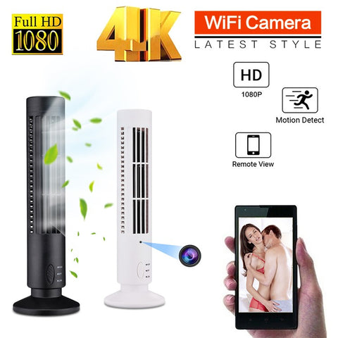Tower Fan HD 1080P WiFi Camera Home Security Remote Viewing Motion Detection Camera