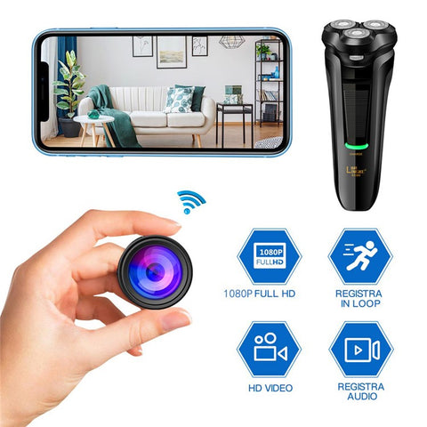 Shaver Design 1080P HD Mini WiFi Camera Video Recorder DVR Electric Razor Home Security Wireless IP Camera