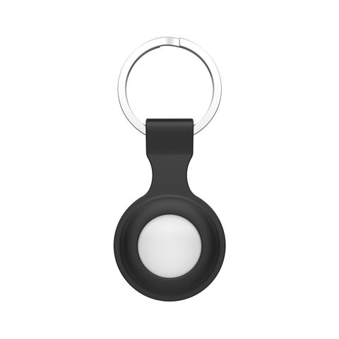 Silicone Protective Cover Carry Case with Anti-lost Keyring for Apple Airtags Bluetooth-compatible Wireless Tracker