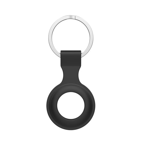 Silicone Protective Cover Carry Case with Anti-lost Keyring for Apple Airtags Bluetooth-compatible Wireless Tracker