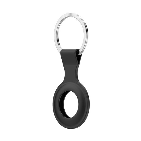 Silicone Protective Cover Carry Case with Anti-lost Keyring for Apple Airtags Bluetooth-compatible Wireless Tracker