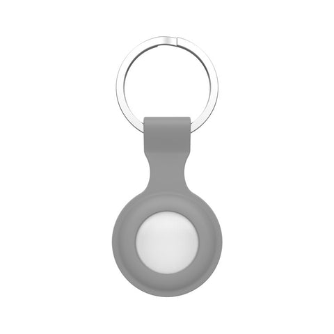 Silicone Protective Cover Carry Case with Anti-lost Keyring for Apple Airtags Bluetooth-compatible Wireless Tracker