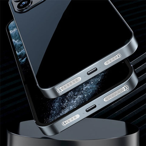 Speaker Anti-Dust Net Adhesive Stickers for iPhone 12-14 Series, Phone Horn Cover Cat Paw Universal Trumpet Dustproof Net Accessories