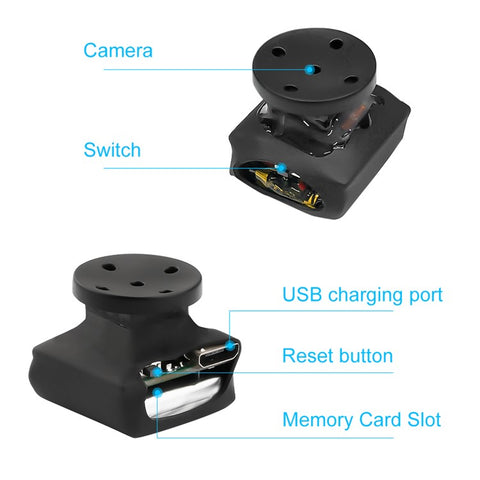 1080P Full HD DVR Mini Camera Portable Video Audio Recording Camera Support 32G TF Card