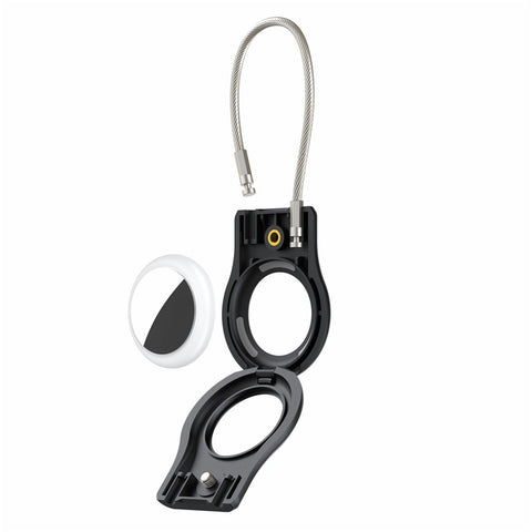 For AirTag Protective Cover Anti-lost Tracker PC Anti-scratch Case with Steel Wire