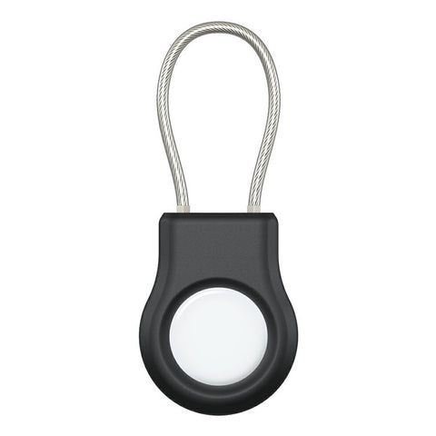 For AirTag Protective Cover Anti-lost Tracker PC Anti-scratch Case with Steel Wire