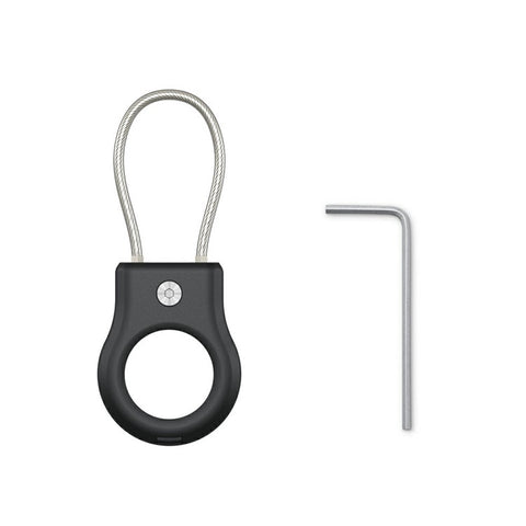 For AirTag Protective Cover Anti-lost Tracker PC Anti-scratch Case with Steel Wire