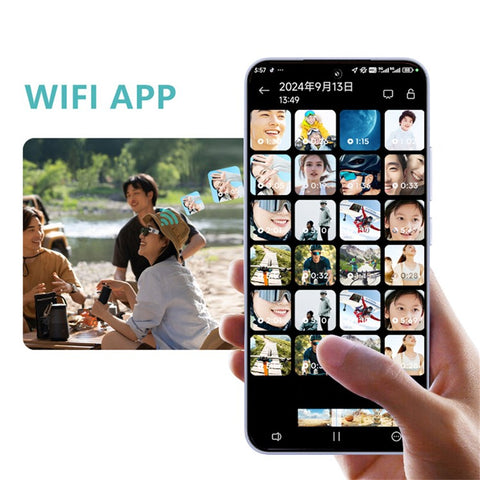 S110 First-Person View Glasses Camera IPS Display WIFI APP Control 2.7K Ultra HD Video Recorder