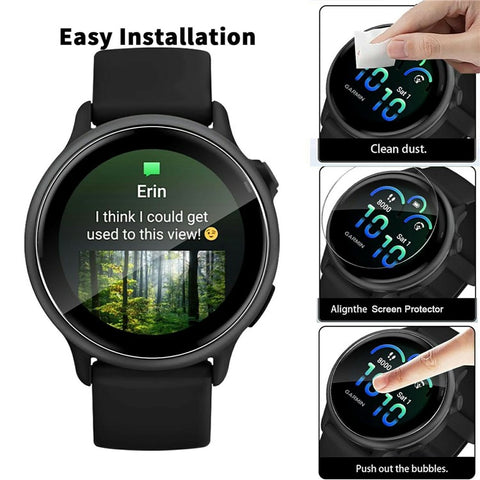 3Pcs For Garmin Vivoactive 6 TPU Watch Screen Protector Anti Scratch HD Clear Hydrogel Film