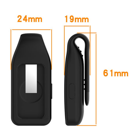 For Xiaomi Smart Band 10  /  9  /  8 Clip Buckle Replacement Case Smart Watch Silicone Cover Storage Holder