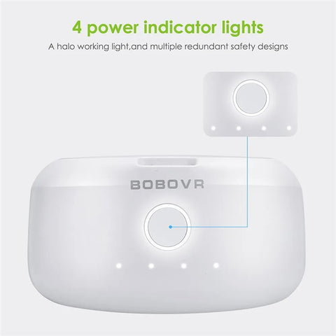 BOBOVR B2 For Meta Quest 2 VR Headset M2 Pro / M3 Pro Head Strap Battery Pack 5200mAh Replacement External Battery