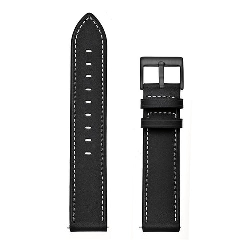 20mm Smart Watch Replacement Strap for Samsung Galaxy Watch4 Classic / Galaxy Watch4 / Galaxy Watch Active1 / Active2 Genuine Cow Leather Band