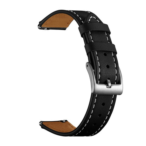 Smart Watch Band for Huawei Talkband B5 / B3 Active / B2 Active Genuine Cow Leather 18mm Pointed Head Strap