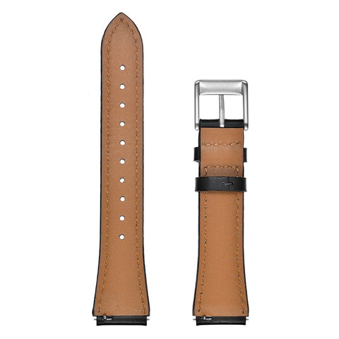 Smart Watch Band for Huawei Talkband B5 / B3 Active / B2 Active Genuine Cow Leather 18mm Pointed Head Strap