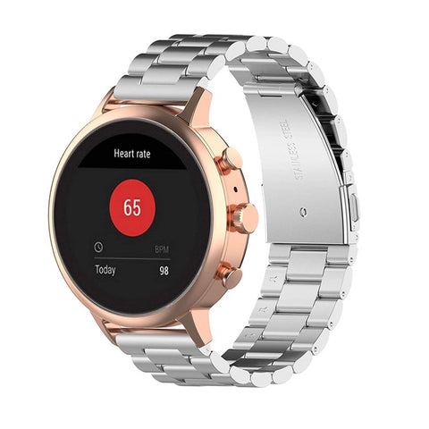 18mm Stainless Steel Smart Watch Band Replacement for Garmin vivoactive 4S