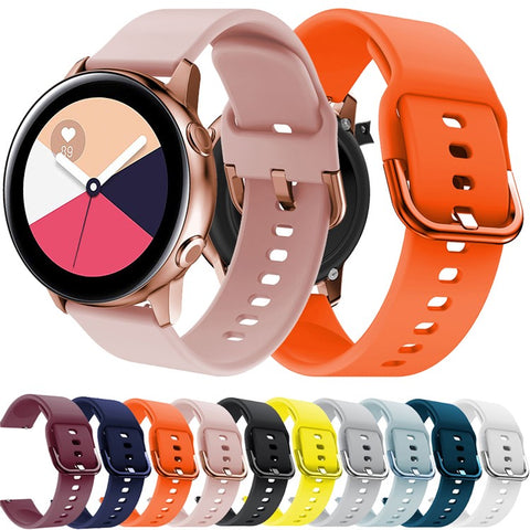 For Huami Amazfit GTS / Huawei Watch GT 2 42mm Silicone Smart Watch Band 20mm Adjustable Wrist Strap