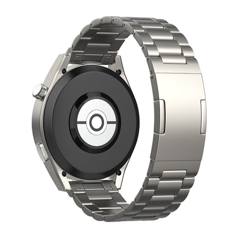 For Huawei Watch GT 7 46mm / Huawei Watch GT 4 46mm / GT 3 46mm / GT 2 46mm Titanium Alloy Watch Band Quick-Release-22mm 3-Bead Strap
