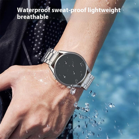 For Huawei Watch GT 7 46mm / Huawei Watch GT 4 46mm / GT 3 46mm / GT 2 46mm Titanium Alloy Watch Band Quick-Release-22mm 3-Bead Strap