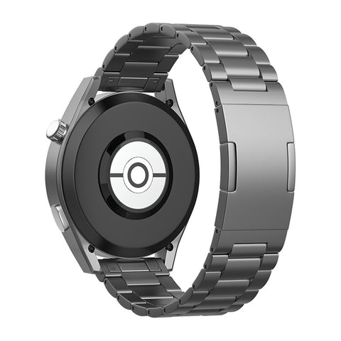 For Huawei Watch GT 7 46mm / Huawei Watch GT 4 46mm / GT 3 46mm / GT 2 46mm Titanium Alloy Watch Band Quick-Release-22mm 3-Bead Strap