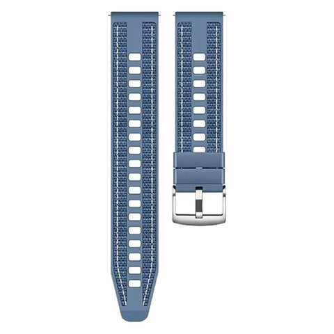 22mm Nylon Silicone Watch Band For Huawei Watch GT 5 Pro 46mm  /  GT 5 46mm  /  GT 4 46mm  /  GT 3 Pro 46mm  /  GT 3 46mm Replacement Strap