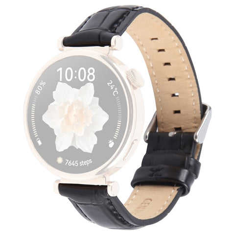 For Garmin Lily 2 Active / Lily 2 Wrist Strap 14mm Top Layer Cowhide Leather Watch Band