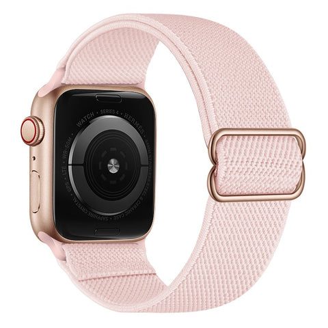Adjustable Braided Polyester Nylon Watch Band Strap for Apple Watch Ultra 3 2 1 49mm / Series 11 10 46mm / 9 8 7 45mm / SE3 SE2 SE 6 5 4 44mm / 3 2 1 42mm