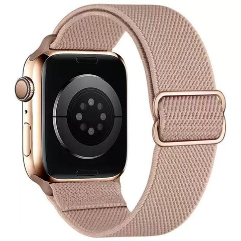 Adjustable Braided Polyester Nylon Watch Band Strap for Apple Watch Ultra 3 2 1 49mm / Series 11 10 46mm / 9 8 7 45mm / SE3 SE2 SE 6 5 4 44mm / 3 2 1 42mm