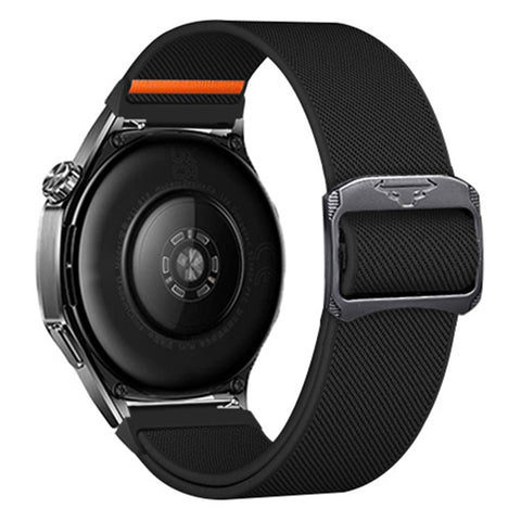 22mm Watch Band For Huawei Watch GT 5 Pro 46mm  /  GT 5 46mm  /  GT 4 46mm Elastic Nylon Braided Strap