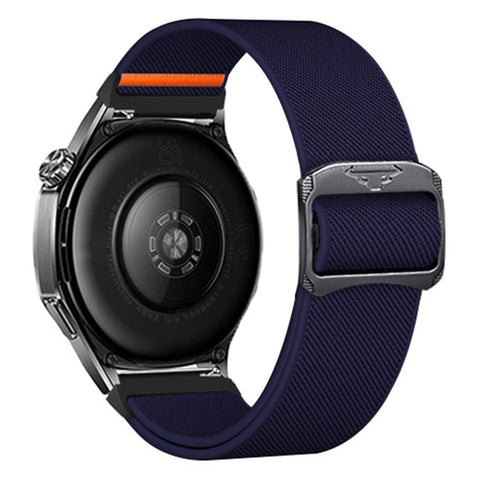 22mm Watch Band For Huawei Watch GT 5 Pro 46mm  /  GT 5 46mm  /  GT 4 46mm Elastic Nylon Braided Strap