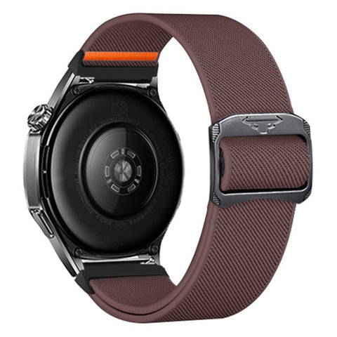 22mm Watch Band For Huawei Watch GT 5 Pro 46mm  /  GT 5 46mm  /  GT 4 46mm Elastic Nylon Braided Strap