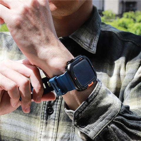 For Apple Watch Series 11 / 10 46mm Protective Case Drop Proof Metal + PC Watch Case Cover