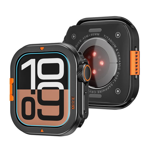 For Apple Watch Series 11 / 10 46mm Protective Case Drop Proof Metal + PC Watch Case Cover